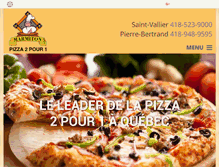 Tablet Screenshot of marmitonpizza.com
